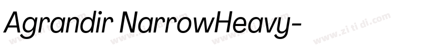 Agrandir NarrowHeavy字体转换 Agrandir NarrowHeavy字体转换